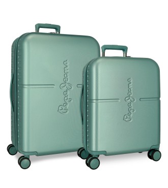 768952B SET/2 TROLLEY ABS 55-70CM.4R.PJL HIGHLIGHT TURQUESA