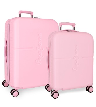 768952C SET/2 TROLLEY ABS 55-70CM.4R.PJL HIGHLIGHT ROSA CLAR