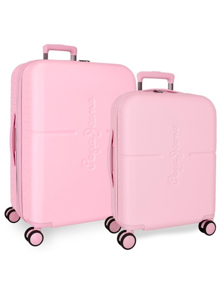 768952C SET/2 TROLLEY ABS 55-70CM.4R.PJL HIGHLIGHT ROSA CLAR 768952C SET/2 TROLLEY ABS 55-70CM.4R.PJL HIGHLIGHT ROSA CLAR