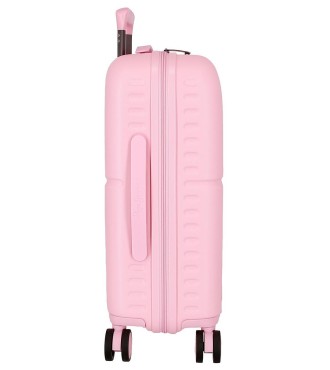 768952C SET/2 TROLLEY ABS 55-70CM.4R.PJL HIGHLIGHT ROSA CLAR 2
