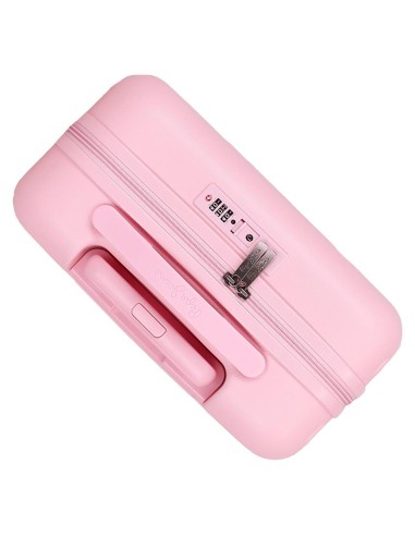 768952C SET/2 TROLLEY ABS 55-70CM.4R.PJL HIGHLIGHT ROSA CLAR