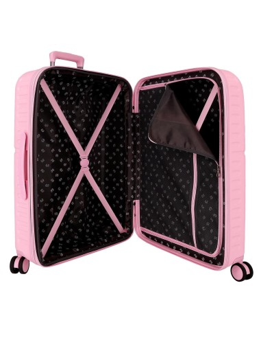 768952C SET/2 TROLLEY ABS 55-70CM.4R.PJL HIGHLIGHT ROSA CLAR