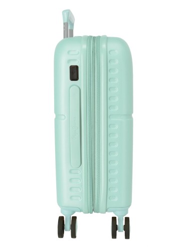 7688625 TROLLEY ABS 55CM.C/EXP. 4R. PJL HIGHLIGHT TURQUESA