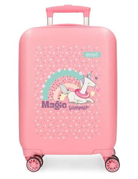 9631322 TROLLEY ABS 50CM.4R.ENSO MAGIC SUMMER ROSA 9631322 TROLLEY ABS 50CM.4R.ENSO MAGIC SUMMER ROSA