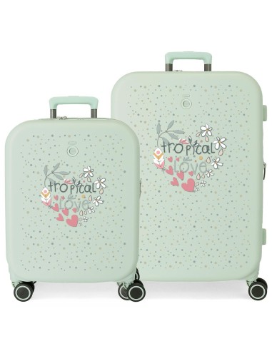9649524 SET/2 TROLLEY ABS 55-70CM.4R.ENSO TROPICAL LOVE