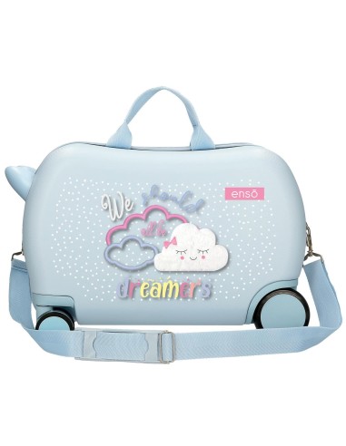9691022 MALETA INF.ABS 4R.(2 MULTI.) 45CM.ENSO DREAMERS AZUL