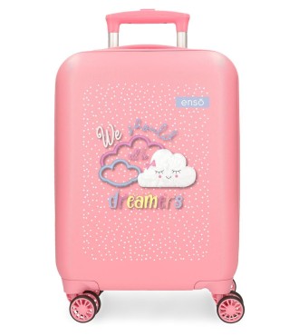 9691323 TROLLEY ABS 50CM.4R.ENSO DREAMERS ROSA CLARO