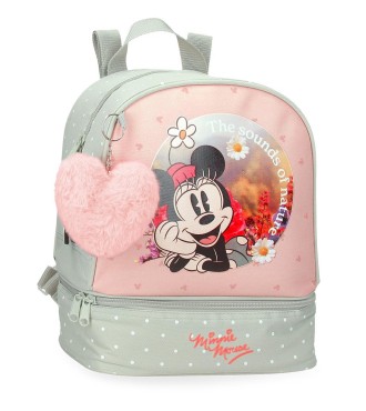 2962721 MOCHILA PORTAMERIENDAS 28CM. MINNIE MOUSE WILD NAT