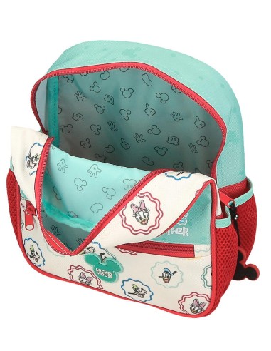 2972121 MOCHILA PASEO 25CM. MICKEY BEST FRIENDS TOGETHER