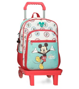 29724T1 MOCHILA ADAP. C/CARRO 38CM. MICKEY BEST FRIENDS TO
