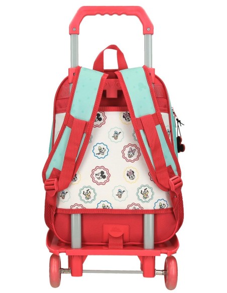 29724T1 MOCHILA ADAP. C/CARRO 38CM. MICKEY BEST FRIENDS TO