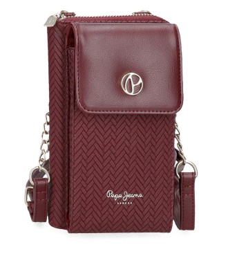 7915332 BANDOLERA PORTAMOVIL Y TARJETAS PJL SPRIG BURDEOS