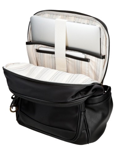 7922431 MOCHILA ADAP. PORTAORD. Y TABLET PJL MORGAN NEGRO