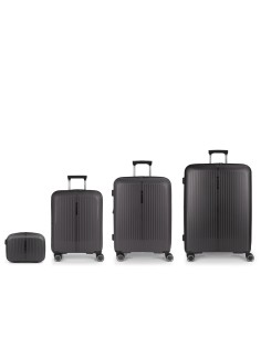 Set 3 Maletas C22-M-L + Neceser Gabol Brooklyn Gris Juego...