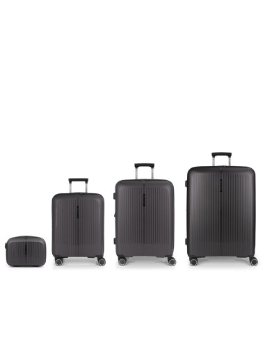 Set 3 Maletas C22-M-L + Neceser Gabol Brooklyn Gris Juego...