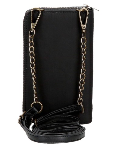 7925331 BANDOLERA PORTAMOVIL Y TARJETAS PJL MORGAN NEGRO