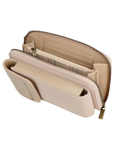 7925333 BANDOLERA PORTAMOVIL Y TARJETAS PJL MORGAN BEIGE