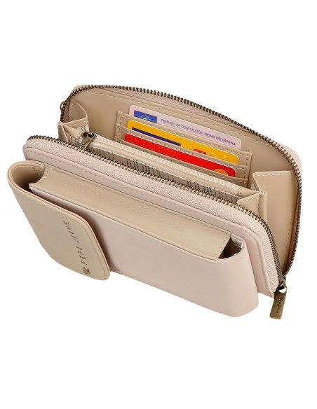 7925333 BANDOLERA PORTAMOVIL Y TARJETAS PJL MORGAN BEIGE 7925333 BANDOLERA PORTAMOVIL Y TARJETAS PJL MORGAN BEIGE