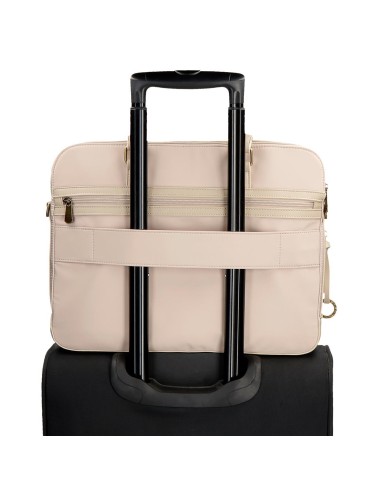 7926033 PORTAORDENADOR ADAP. 2C. C/BANDOLERA PJL MORGAN BEIG