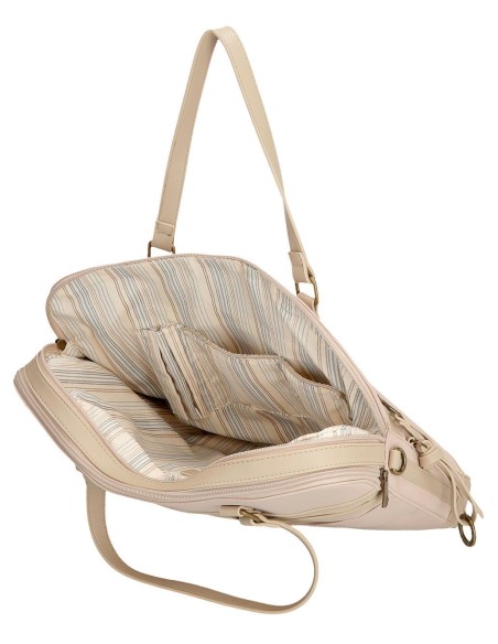 7926033 PORTAORDENADOR ADAP. 2C. C/BANDOLERA PJL MORGAN BEIG 7926033 PORTAORDENADOR ADAP. 2C. C/BANDOLERA PJL MORGAN BEIG