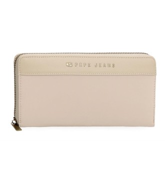 7928533 BILLETERO C/CREMALLERA PJL MORGAN BEIGE