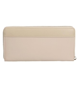 7928533 BILLETERO C/CREMALLERA PJL MORGAN BEIGE 2