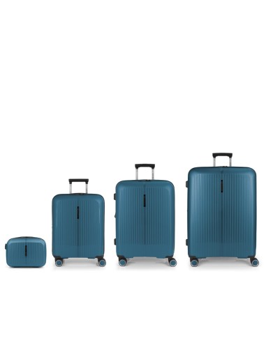 Set 3 Maletas C22-M-L + Neceser Gabol Brooklyn Turquesa J...