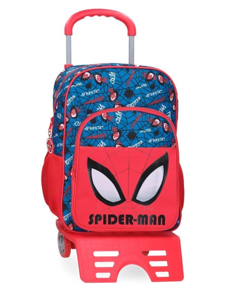 42523T1 MOCHILA ADAP.40CM. C/CARRO SPIDERMAN AUTHENTIC 42523T1 MOCHILA ADAP.40CM. C/CARRO SPIDERMAN AUTHENTIC