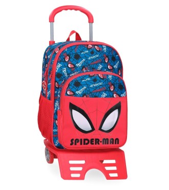 42524T1 MOCHILA ADAP.40CM.2C.C/CARRO SPIDERMAN AUTHENTIC