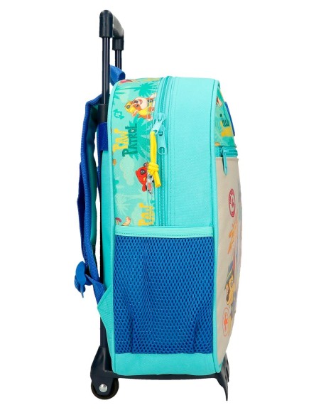 42622T2 MOCHILA ADAP 33CM. C/CARRO PAW PATROL PAWSOME VIBE