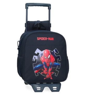 44420T1 MOCHILA ADAP. C/CARRO 25 CM. SPIDERMAN ATTACK