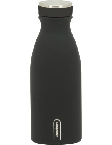 Botella Acero Inoxidable Negro 350 Ml Botella Acero | Fraber
