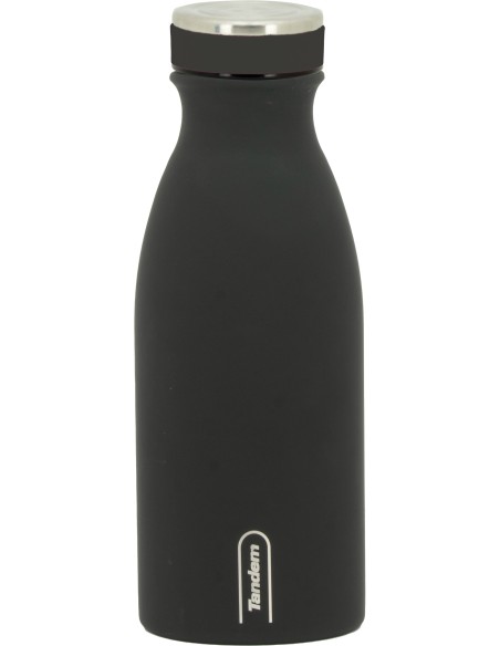 Botella Acero Inoxidable Negro 350 Ml Botella Acero | Fraber