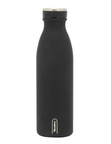 Botella Acero Inoxidable Negro Tandem 500 Ml Botella Acer...