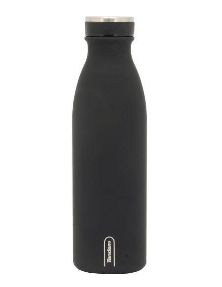 Botella Acero Inoxidable Negro Tandem 500 Ml Botella Acer...