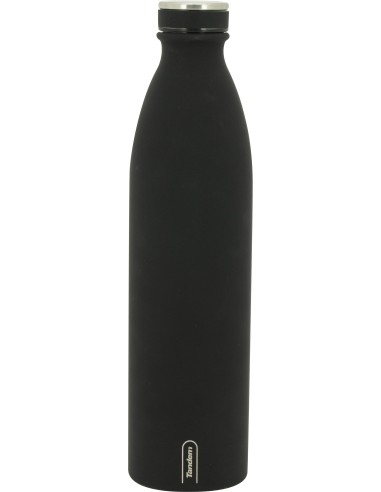 Botella Acero Inoxidable Tandem 1000 Ml Negro Botella Ace...