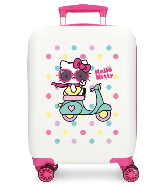 4231322 TROLLEY ABS 50 CM.4R HELLO KITTY GIRL GANG BLANCO