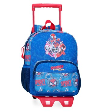 20122T2 MOCHILA ADAP. 28CM. C/CARRO SPIDEY POWER OF 3