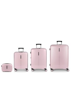 Set 3 Maletas C22-M-L + Neceser Gabol Brooklyn Rosa Juego...