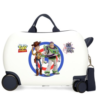 2451061 MALETA INF.ABS 4R.(2 MULTI.) 45CM. TOY STORY 4 BLANC