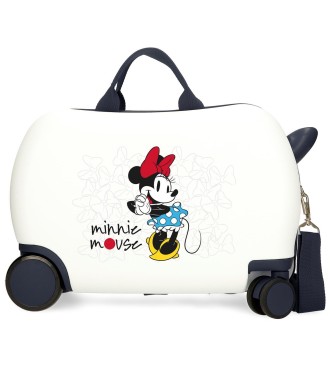 3671064 MALETA INF.ABS 4R.(2 MULTI.) 45CM. MINNIE MAGIC BLAN