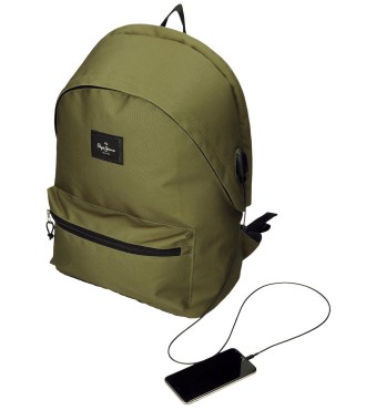 63324C3 MOCHILA PORTAORDENADOR 2C. PJL ARIS EVERGREEN VERDE 2