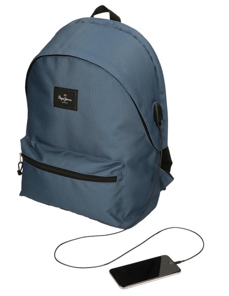 63324C1 MOCHILA PORTAORDENADOR 2C. PJL ARIS EVERGREEN AZUL P