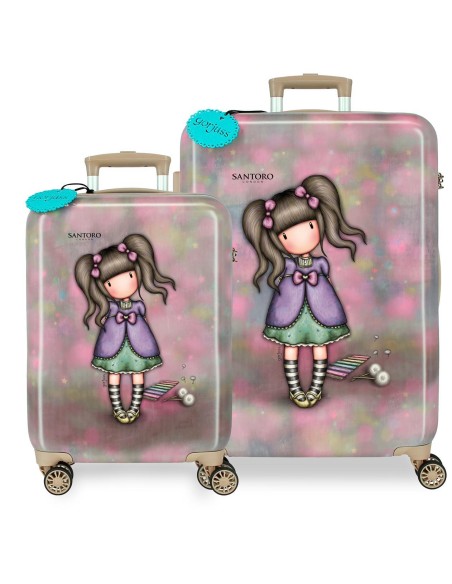 3831921 SET/2 TROLLEY S ABS 55/67CM.4R.GORJUSS A WISHPERED