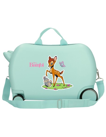4751028 MALETA INF.ABS 4R.(2 MULTI.) 45CM.BAMBI TURQUESA