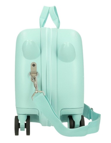4751028 MALETA INF.ABS 4R.(2 MULTI.) 45CM.BAMBI TURQUESA