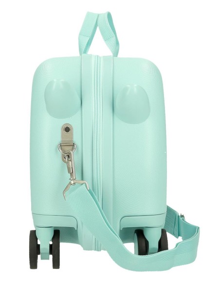 4751028 MALETA INF.ABS 4R.(2 MULTI.) 45CM.BAMBI TURQUESA