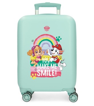 4311321 TROLLEY ABS 50 CM.4R BE HAPPY TURQUESA
