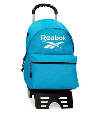 86123T3 MOCHILA 44CM. C/CARRO REEBOK BOSTON AZUL