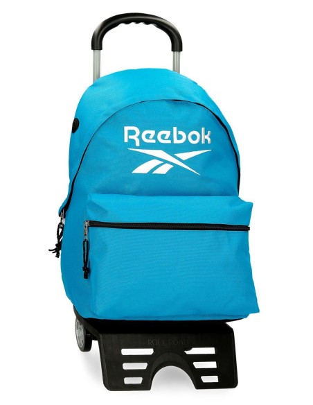 86123T3 MOCHILA 44CM. C/CARRO REEBOK BOSTON AZUL